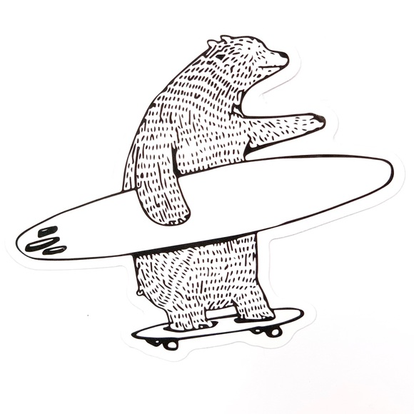 Bear Vinyl Sticker - Picture 1 of 2